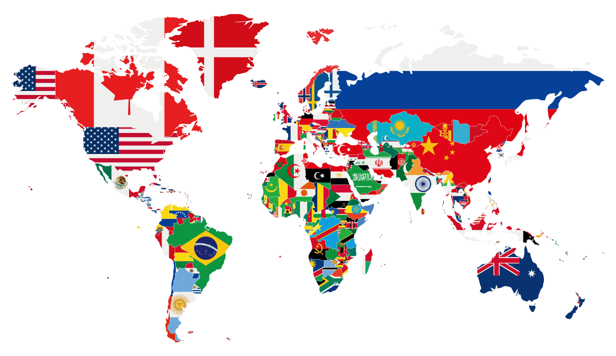 global-flag-map