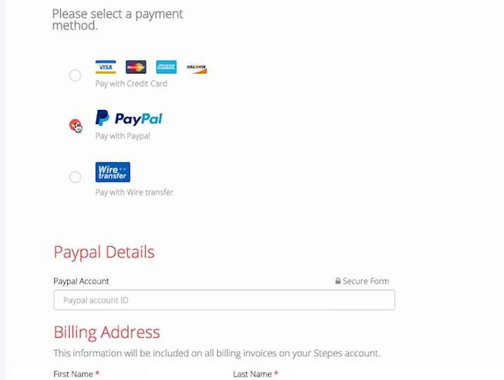 2018 Customer Guide, Adding payment methods