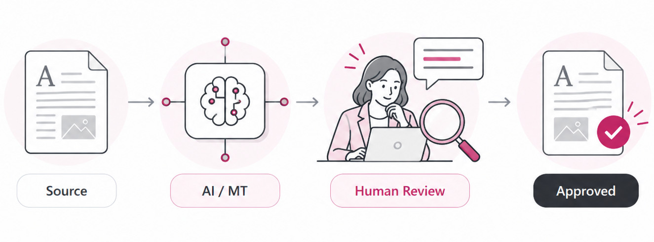 Human Review for AI and Machine-Translated Content