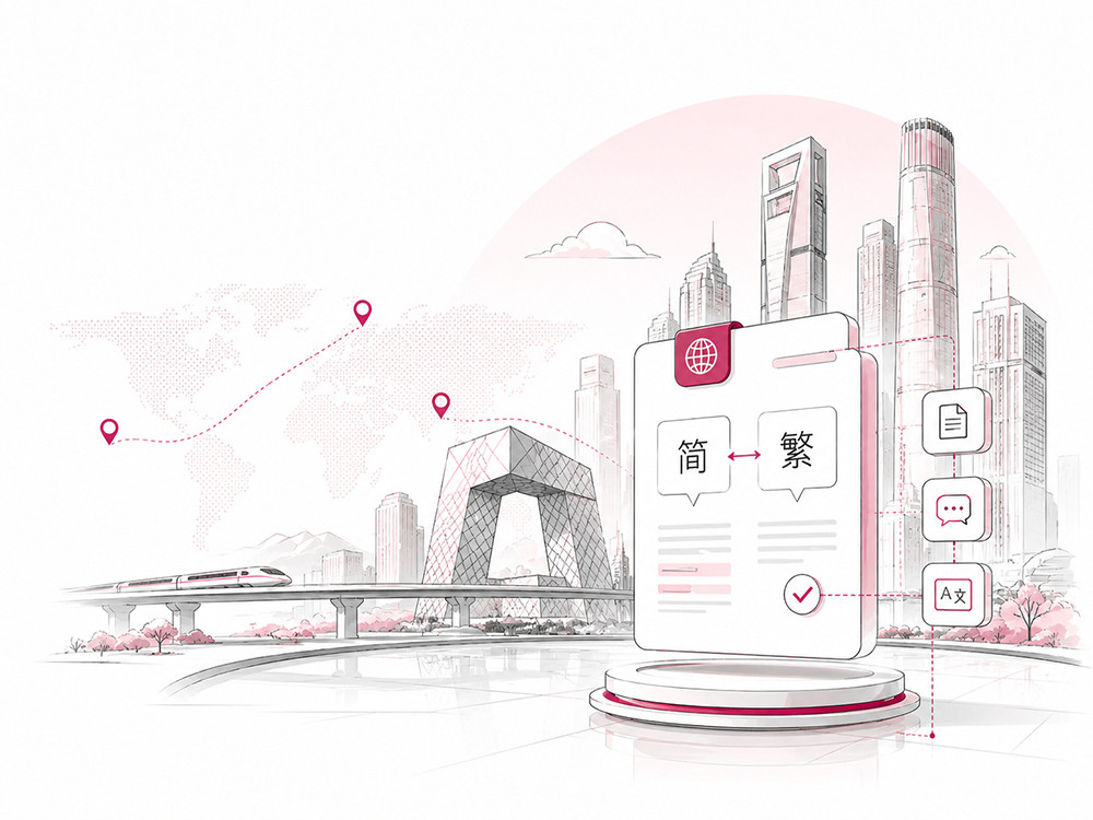 Chinese localization workflow preview