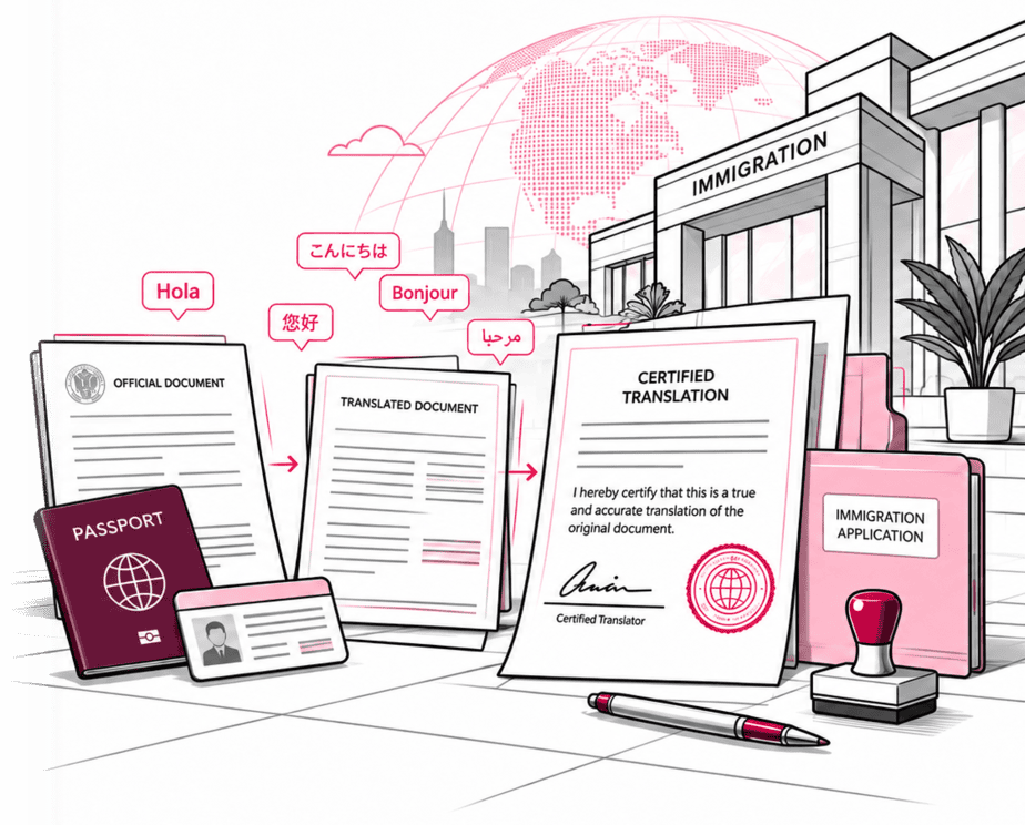 Certified Immigration Document Translation Services