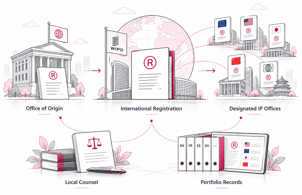 Madrid System international filing pathway