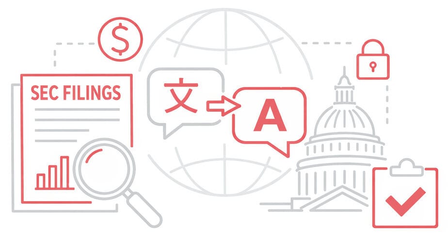 SEC Filing Translation Services